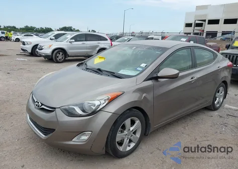 2013 Hyundai Elantra Gls из США, поврежденный, VIN 5NPDH4AE9DH186139